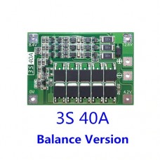 BMS 3S 40A Контроллер заряда разряда Li-ion батарей, балансировка BMS 3S 40A Контроллер заряда разряда Li-ion батарей, балансировка